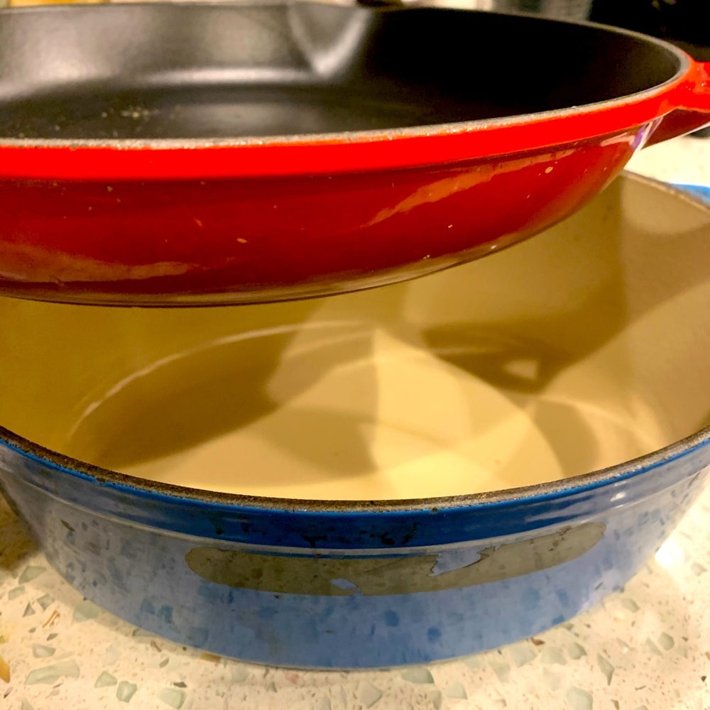 Cast iron pots